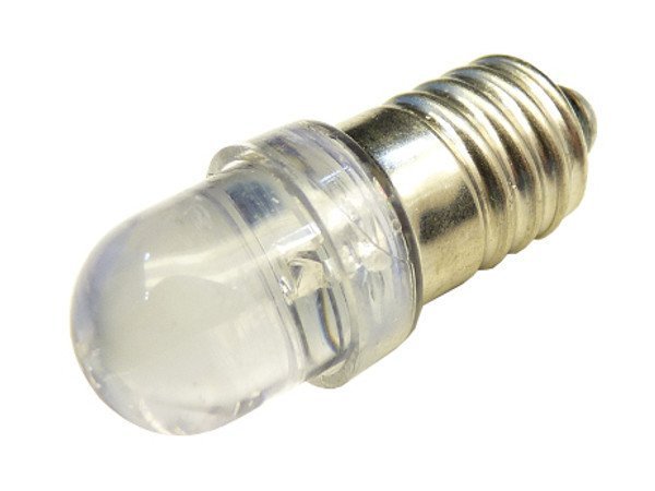 Лампа для фонаря LED 3В резьба Е10 линза