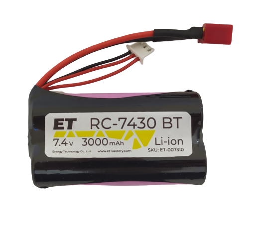 Аккумулятор ET RC-7430BT 7.4В, 3000мАч, с балансировкой