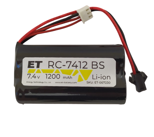 Аккумулятор ET RC-7412BS 7.4В, 1200мАч, с балансировкой