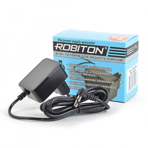 Блок питания ROBITON ID5,5-500S для радиотелефонов 5,5В, 500мА Угловой штекер 4,8*1,7/15мм Положительная полярность