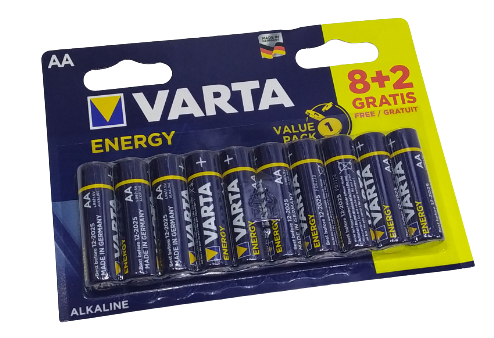 Батарейка VARTA  Energy LR6 BP 8+2 (979660)