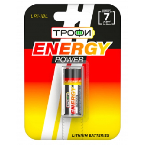 Батарейка ТРОФИ LR1 1BL ENERGY POWER ALKALINE (Б29643) (1/12/144)