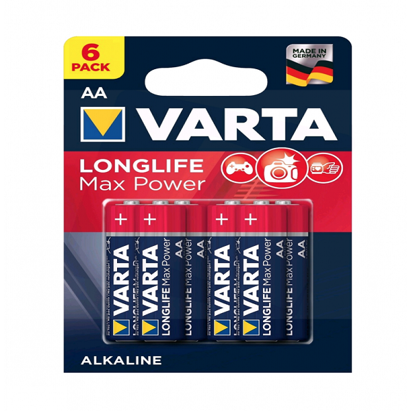 Батарейка VARTA MAX Power LR6 BP6 (038282)