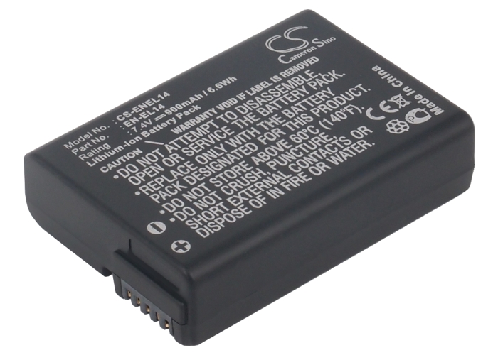 Аккумулятор Cameron Sino CS-ENEL14 7,4V 900mAh 6.6Wh Li-Ion Camera Battery For