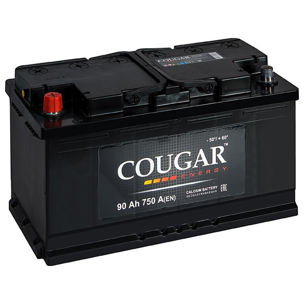 Авто аккумулятор COUGAR Energy 100 о.п. 
