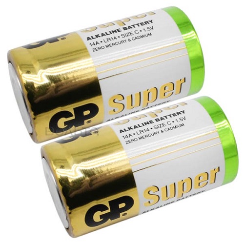 Батарейка GP Super Alkaline LR14 14A-OS2 SR2 в плёнке (2/24/240)