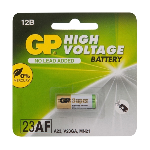 Батарейка GP High Voltage 23A 23AFRA-2F1 12В BL1 (1/20/200)