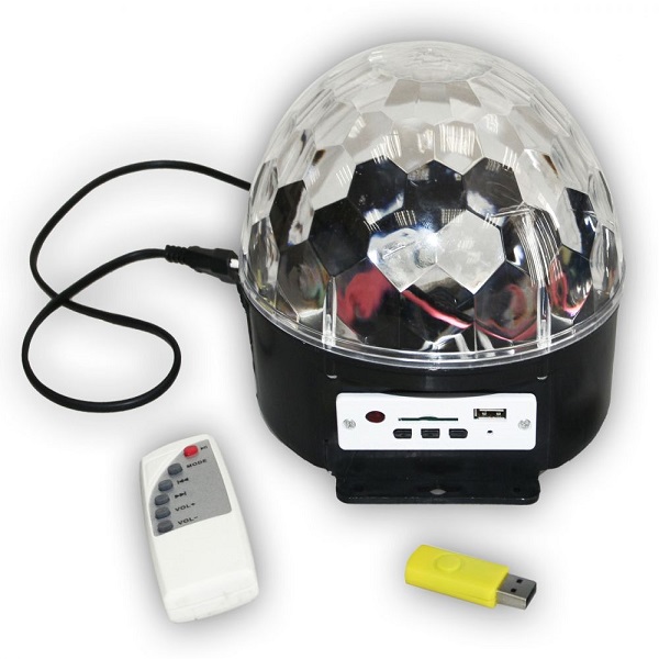 Диско-светильник СТАРТ LED Disco RGB TL/MP3 220В пульт ДУ