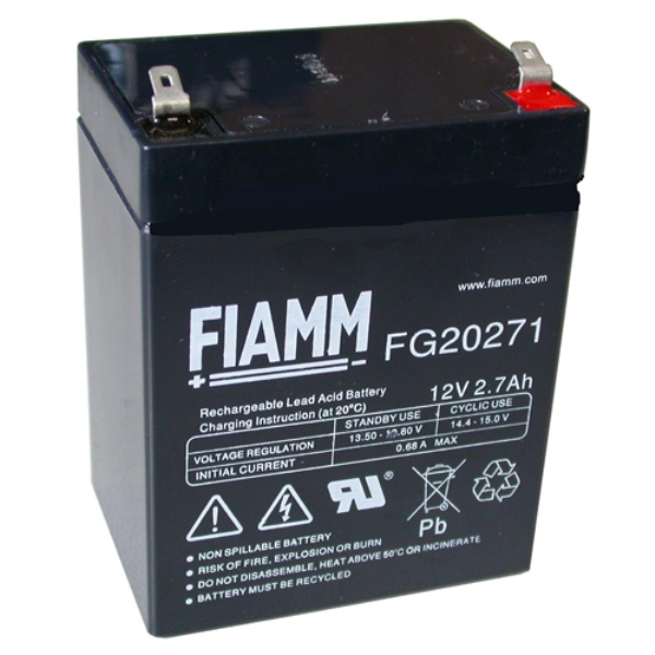 Аккумуляторная батарея FIAMM  FG 20271 12В 2,7Ач 