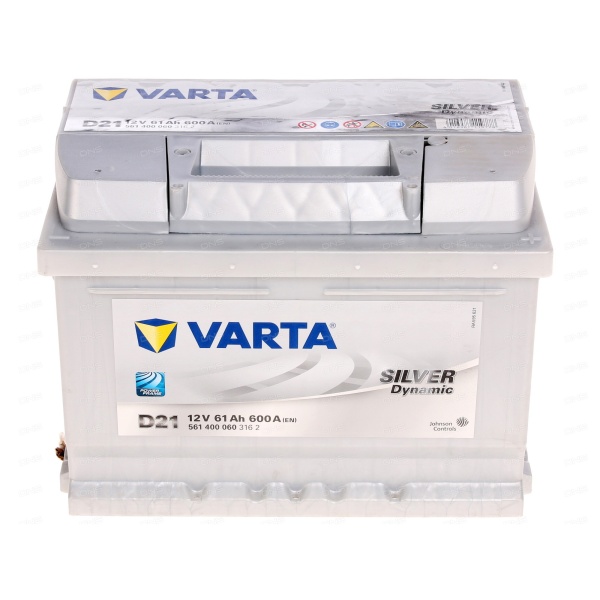 Авто аккумулятор VARTA Silver Dynamic D21 61Ач пуск. ток 600A (119778)