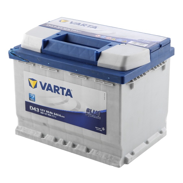 Авто аккумулятор VARTA Blue Dynamic D43 60Ач пуск.ток 540А тол.клеммы п.п. (119518)