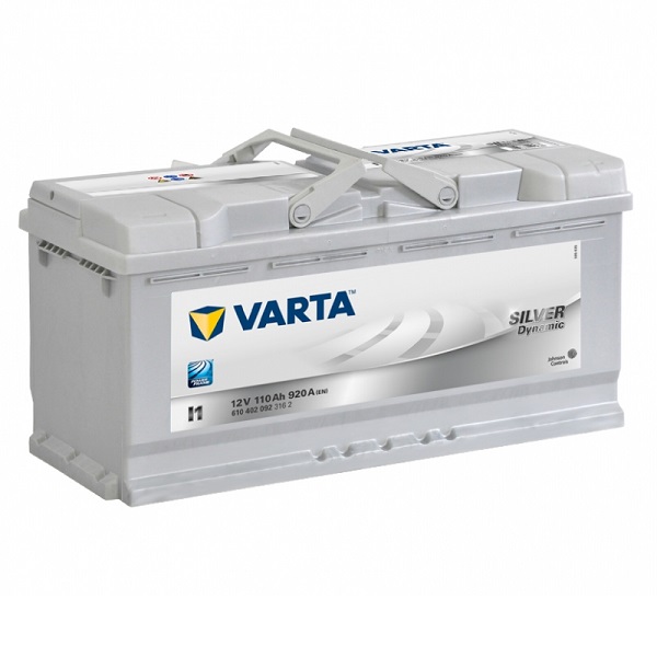 Авто аккумулятор VARTA Silver Dynamic I1 110Ач пуск.ток 920А тол.клеммы о.п.