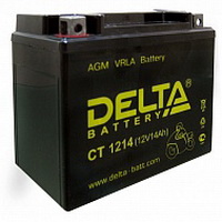 Мото аккумулятор DELTA CT 1214 12В 14Ач пуск.ток 140А