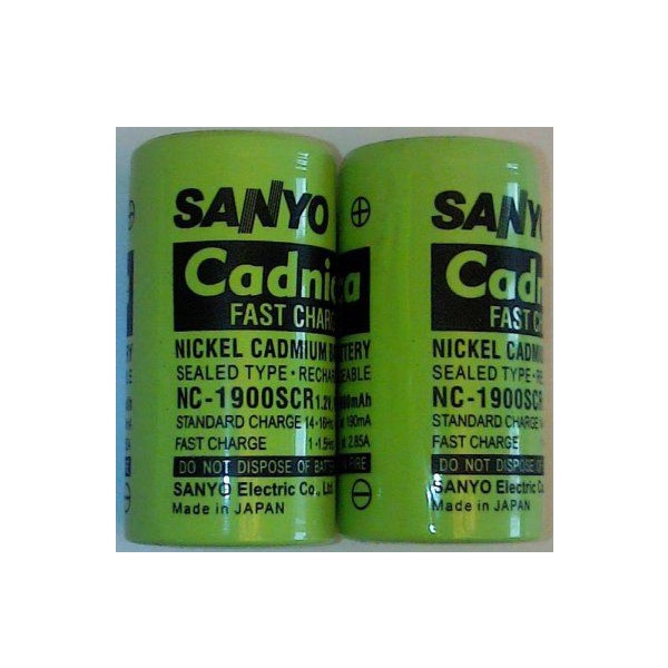 SANYO  (065) Аккумулятор CADNICA NC-1900SCR (23*43) 