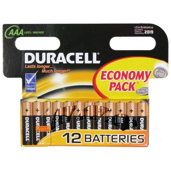 Батарейка DURACELL LR03 BP12 (Б14520/Б0056035)