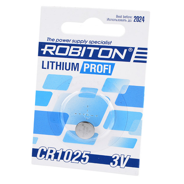 Батарейка  ROBITON  Profi R-CR1025-BL1