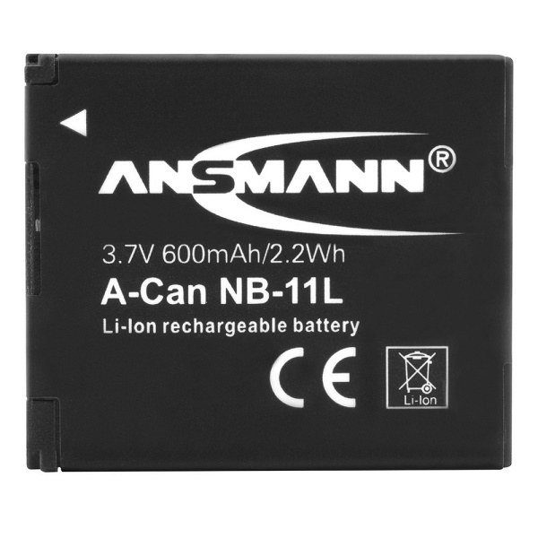 Аккумулятор ANSMANN для фотокамеры A-Can NB 11L BL1 3,7V 600mAh
